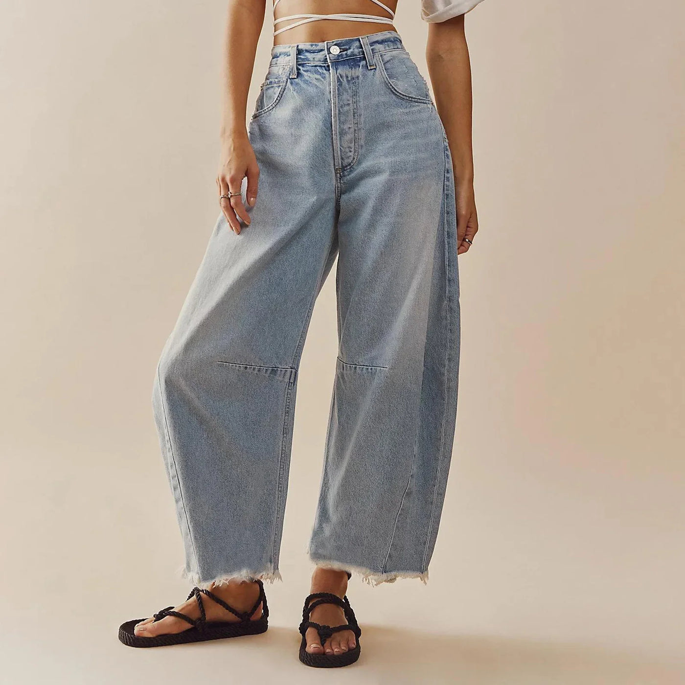 Noor - losse wijde jeans