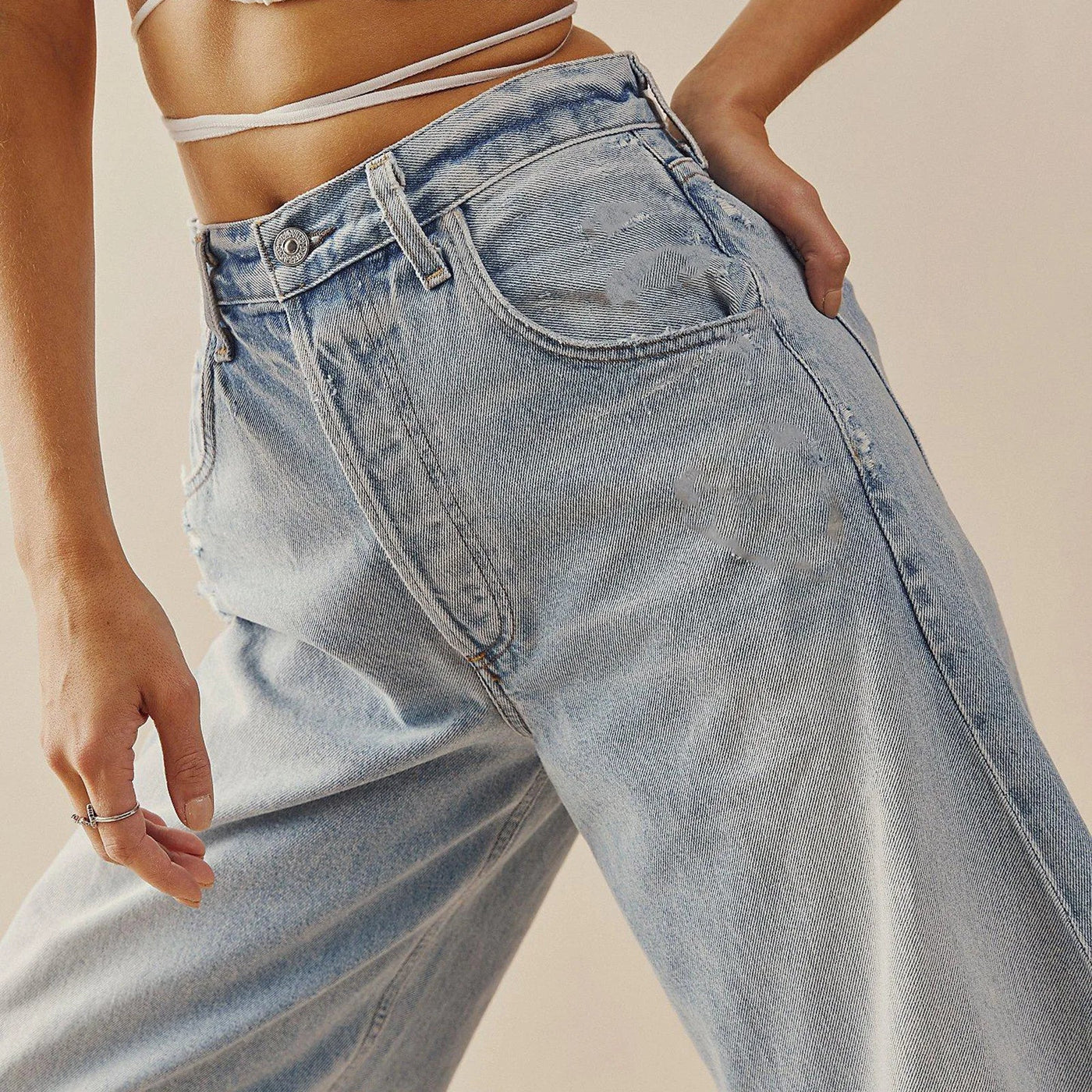 Noor - losse wijde jeans