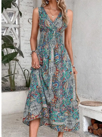 Noor - mouwloze maxi jurk